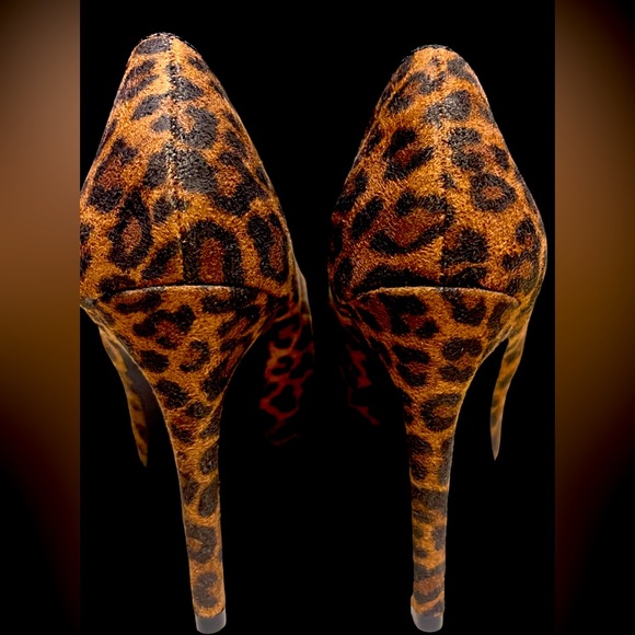 JustFab High heel Pumps Adelaide Leopardino New in box 4” heel - Picture 5 of 14